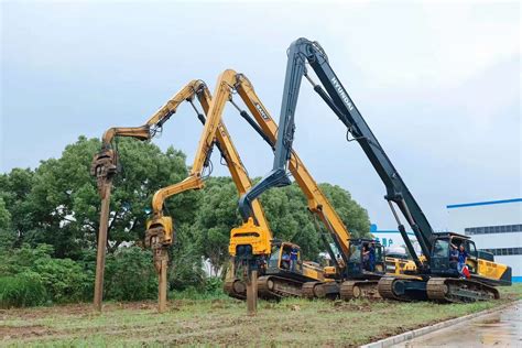 hydraulic pile driver for excavators